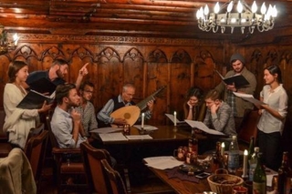 Yale Voxtet gathered in song