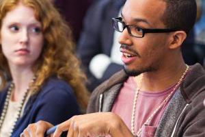 Students in class